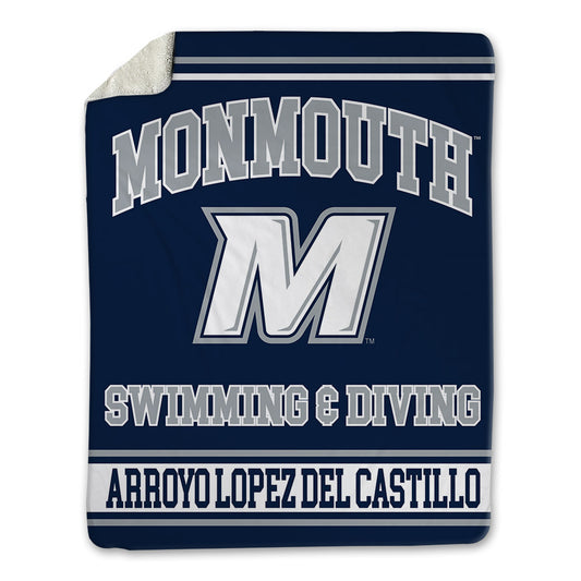 Monmouth - NCAA Men's Swimming & Diving : Izan Arroyo Lopez del Castillo - Blanket-0