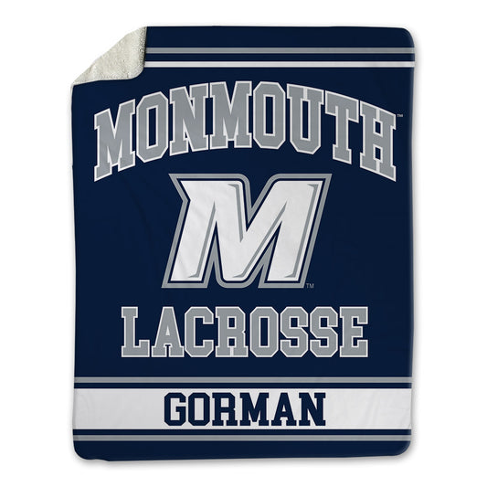 Monmouth - NCAA Men's Lacrosse : Connor Gorman - Blanket-0