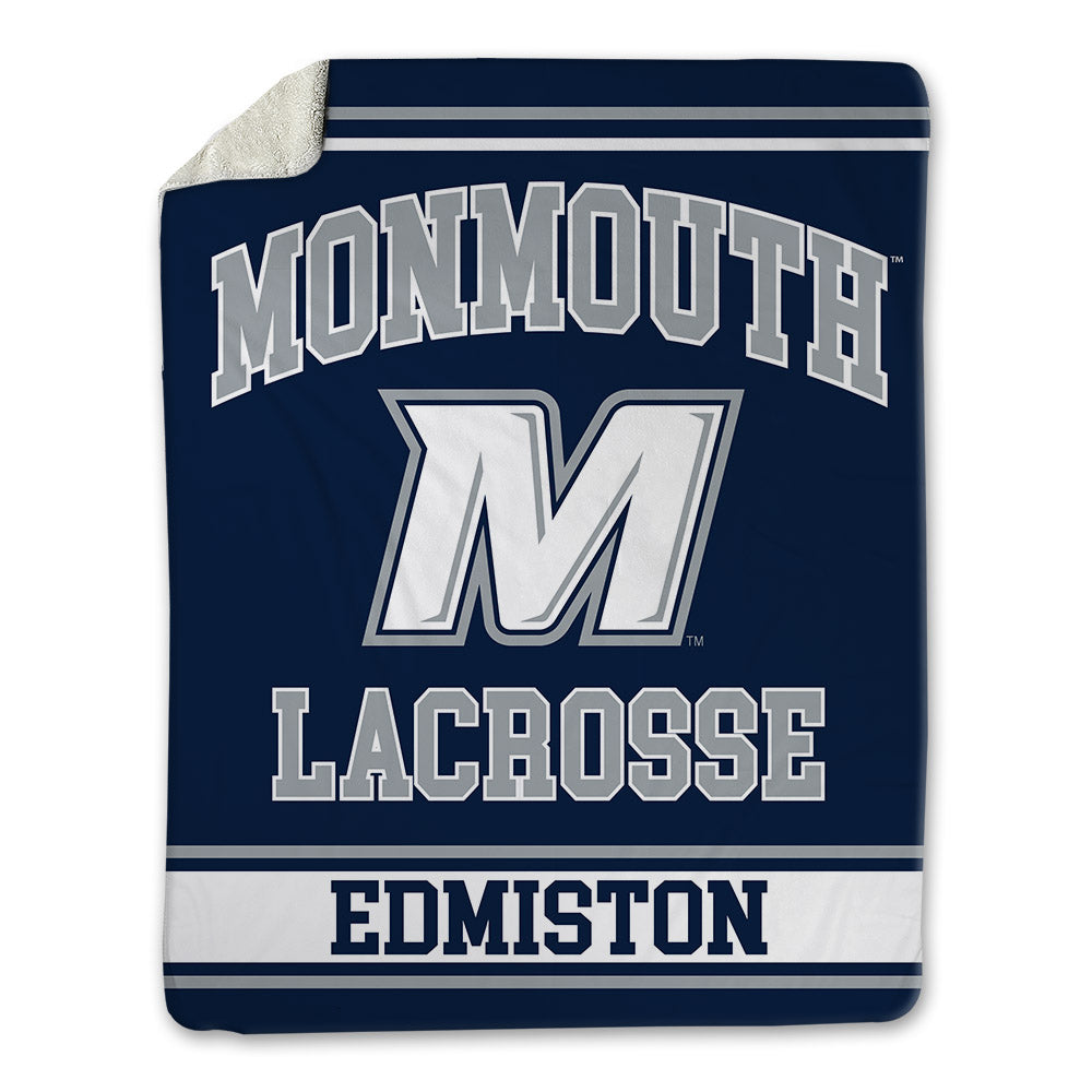 Monmouth - NCAA Men's Lacrosse : Miles Edmiston - Blanket-0