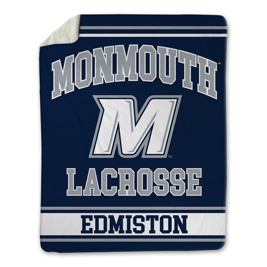 Monmouth - NCAA Men's Lacrosse : Miles Edmiston - Blanket-0