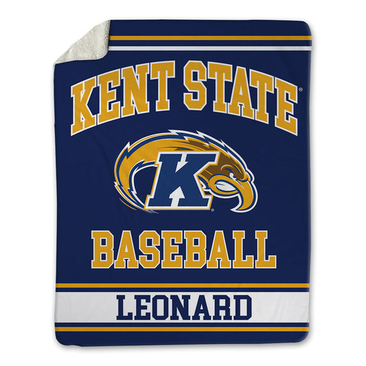 Kent State - NCAA Baseball : Caden Leonard - Blanket-0