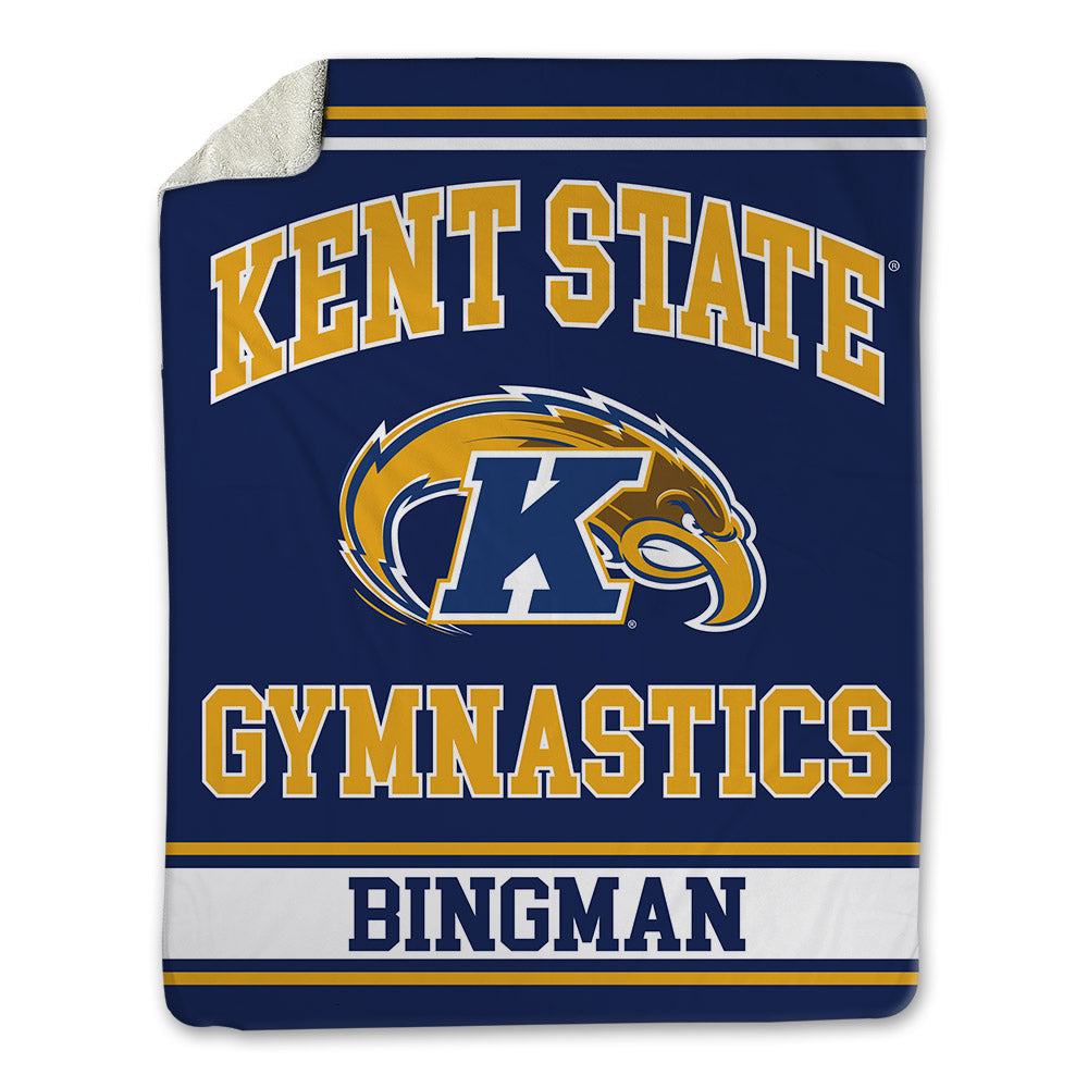 Kent State - NCAA Women's Gymnastics : Jersey bingman - Blanket-0