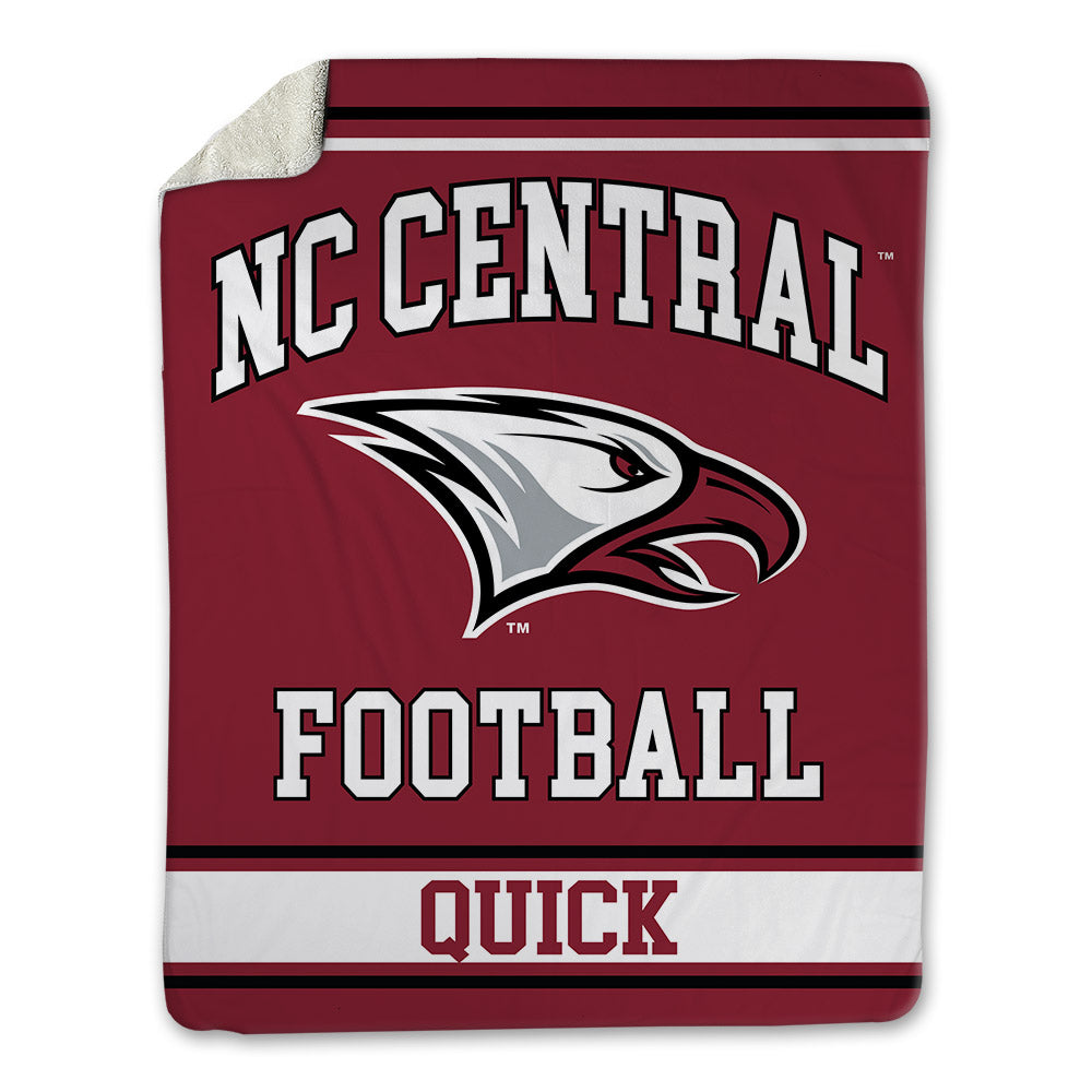 NCCU - NCAA Football : Markell Quick - Blanket-0