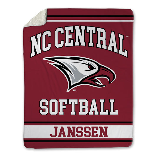 NCCU - NCAA Softball : Madeline Janssen - Blanket-0