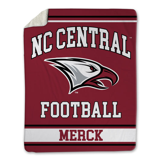 NCCU - NCAA Football : Carter Merck - Blanket-0