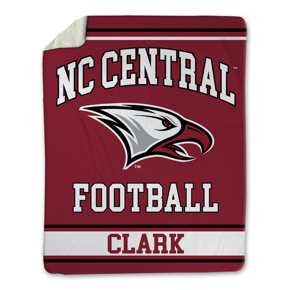NCCU - NCAA Football : Elijah Clark - Blanket-0