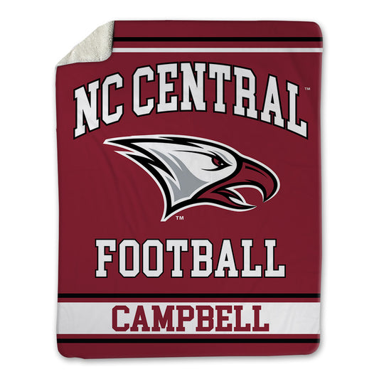 NCCU - NCAA Football : MJ Campbell - Blanket-0