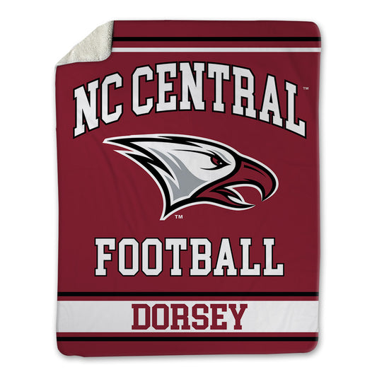 NCCU - NCAA Football : Gary Dorsey - Blanket-0
