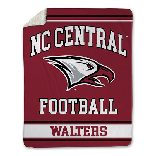 NCCU - NCAA Football : Zarion Walters - Blanket-0