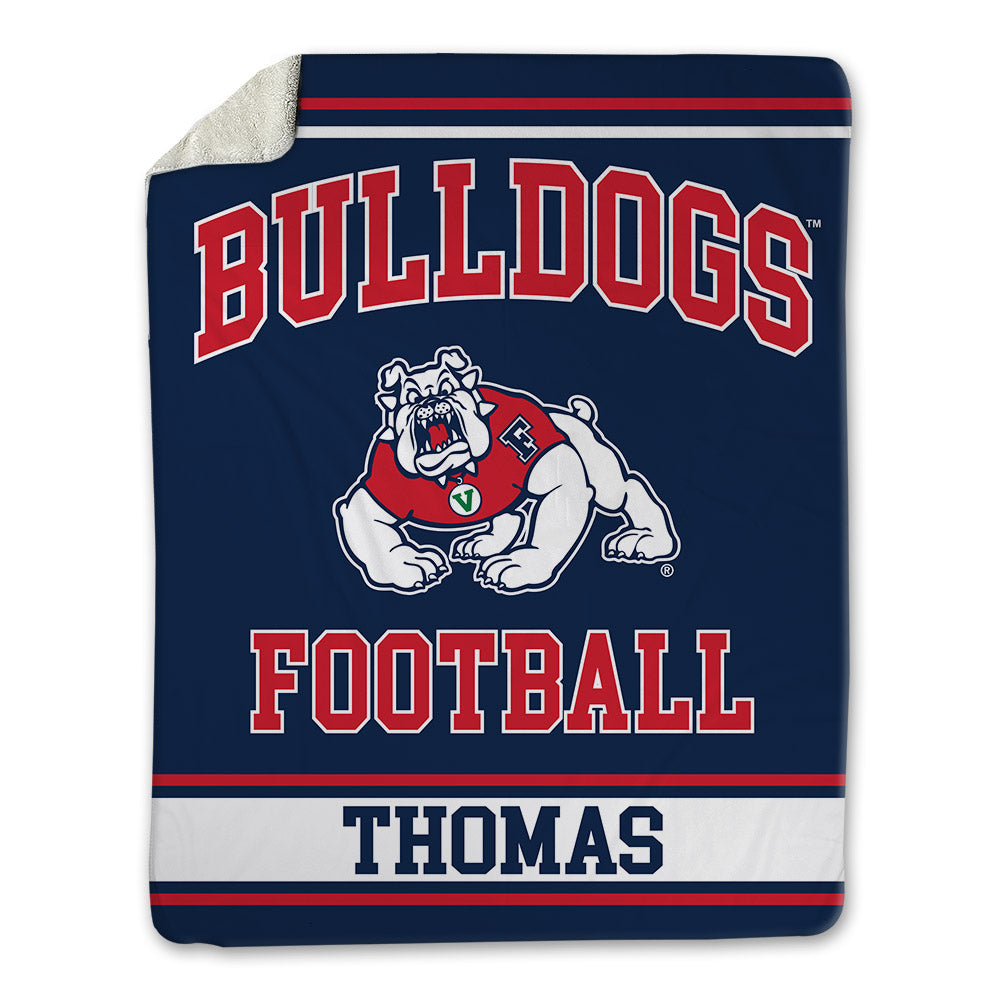 Fresno State - NCAA Football : Tim Thomas - Blanket-0