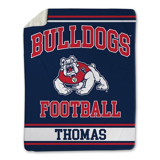 Fresno State - NCAA Football : Tim Thomas - Blanket-0