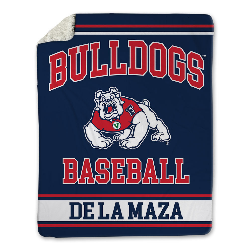 Fresno State - NCAA Baseball : Ryan De La Maza - Blanket-0