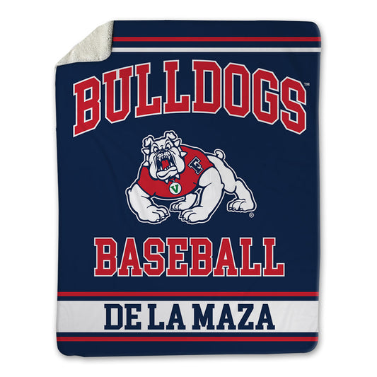 Fresno State - NCAA Baseball : Ryan De La Maza - Blanket-0