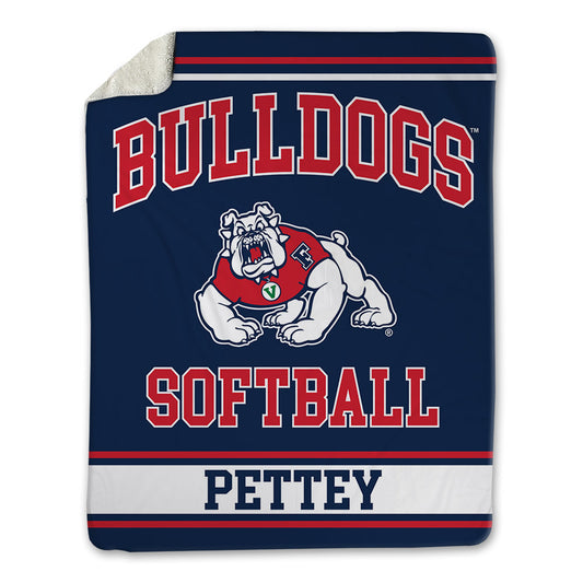 Fresno State - NCAA Softball : Makenna Pettey - Blanket-0