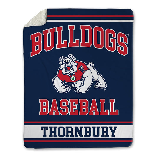 Fresno State - NCAA Baseball : Weston Thornbury - Blanket-0