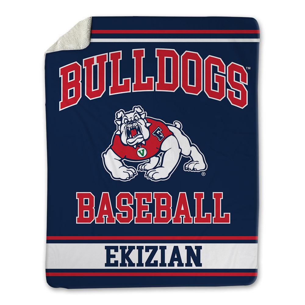 Fresno State - NCAA Baseball : Gavin Ekizian - Blanket-0