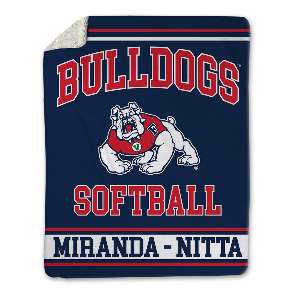 Fresno State - NCAA Softball : Kealani Miranda - Nitta - Blanket-0