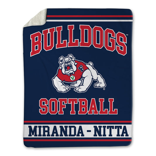 Fresno State - NCAA Softball : Kealani Miranda - Nitta - Blanket-0