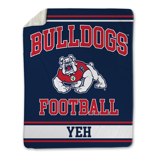 Fresno State - NCAA Football : Noah Yeh - Blanket-0