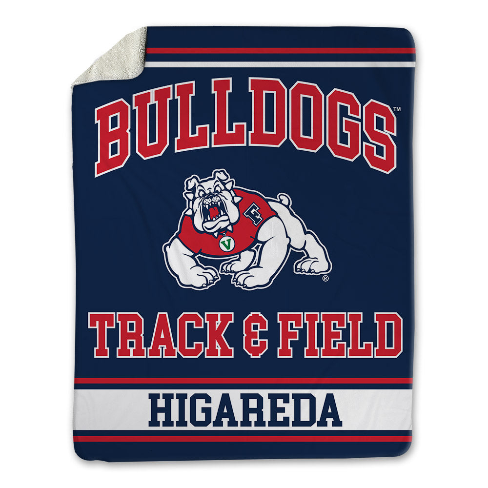 Fresno State - NCAA Men's Track & Field : Julian Higareda - Blanket-0