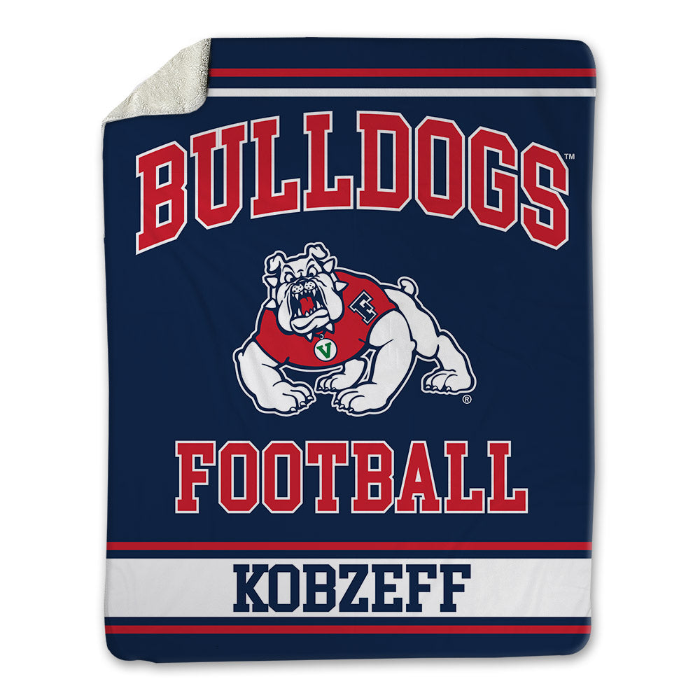 Fresno State - NCAA Football : Ryan Kobzeff - Blanket-0