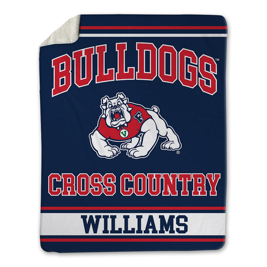 Fresno State - NCAA Men's Cross Country : Elijah Williams - Blanket-0