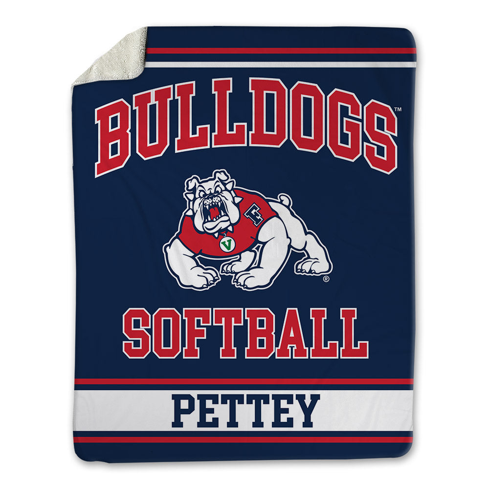 Fresno State - NCAA Softball : Makenna Pettey - Blanket-0