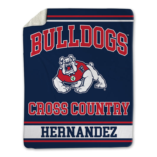 Fresno State - NCAA Women's Cross Country : Zowie Hernandez - Blanket-0