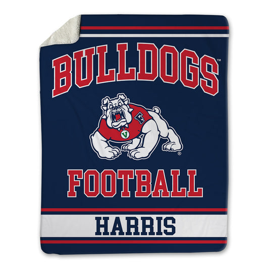 Fresno State - NCAA Football : Kiontre Harris - Blanket-0