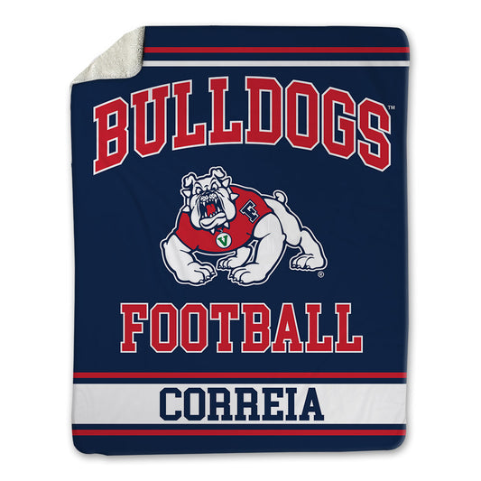 Fresno State - NCAA Football : Gavin Correia - Blanket-0