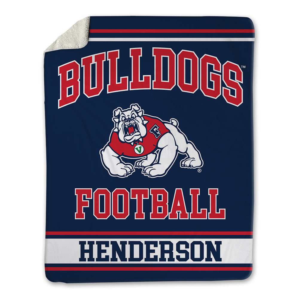 Fresno State - NCAA Football : Braylan Henderson - Blanket-0