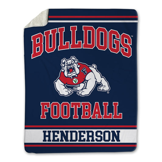 Fresno State - NCAA Football : Braylan Henderson - Blanket-0