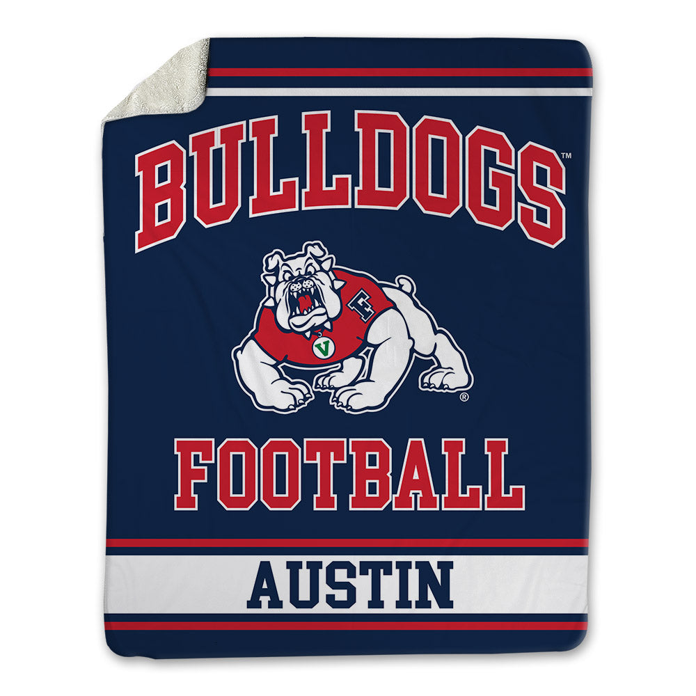 Fresno State - NCAA Football : Sylas Austin - Blanket-0