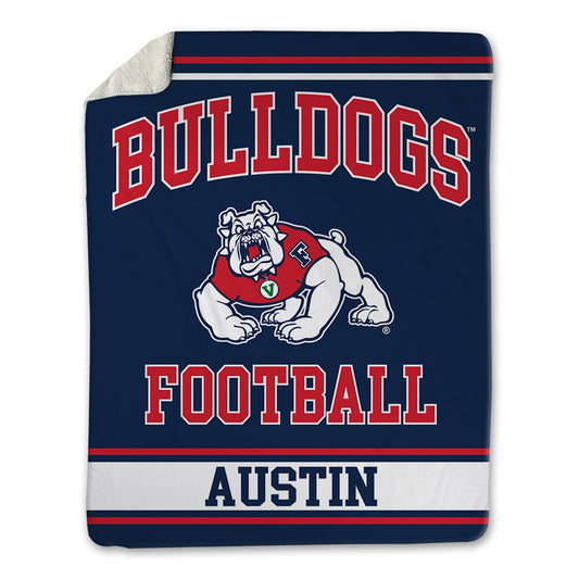 Fresno State - NCAA Football : Sylas Austin - Blanket-0