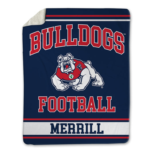 Fresno State - NCAA Football : Maddox Merrill - Blanket-0