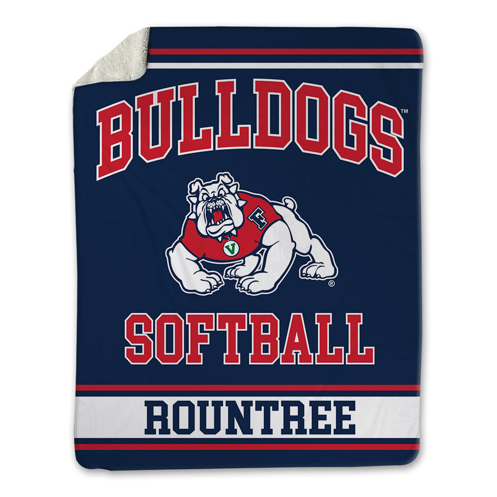 Fresno State - NCAA Softball : Nadia Rountree - Blanket-0