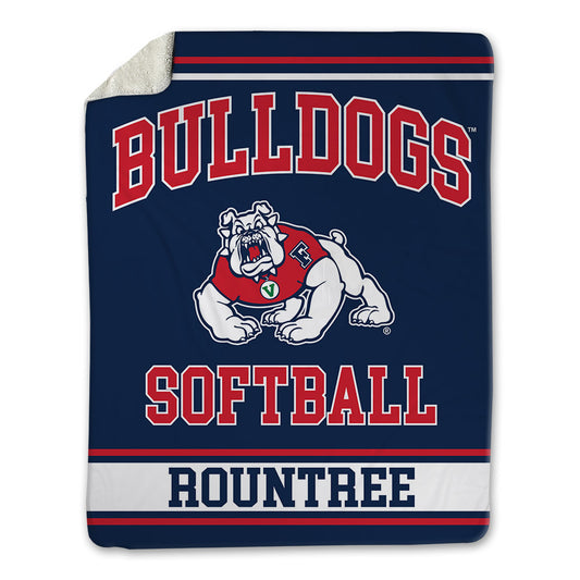 Fresno State - NCAA Softball : Nadia Rountree - Blanket-0
