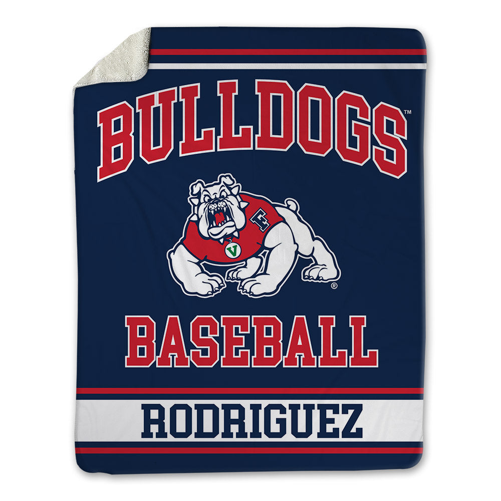 Fresno State - NCAA Baseball : BJ Rodriguez - Blanket-0