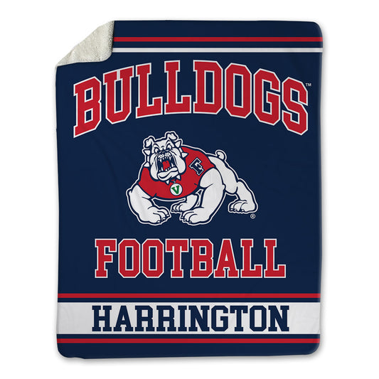 Fresno State - NCAA Football : Bryson Harrington - Blanket-0