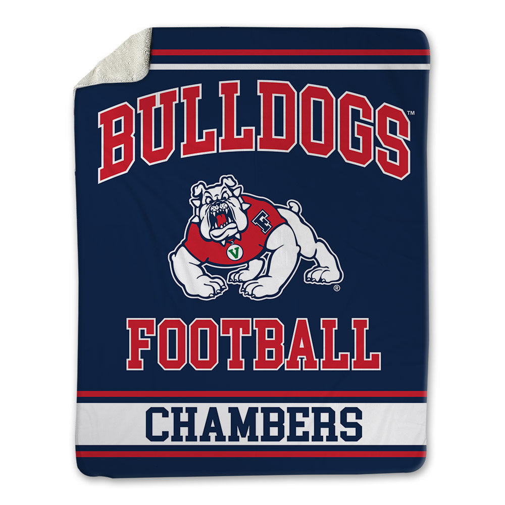 Fresno State - NCAA Football : Jacob Chambers - Blanket-0