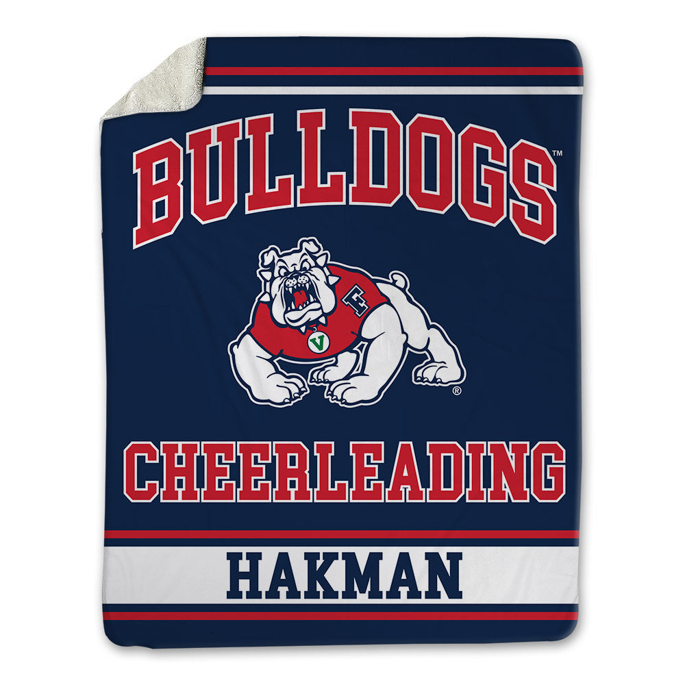 Fresno State - NCAA Cheerleading : Isabella Hakman - Blanket-0