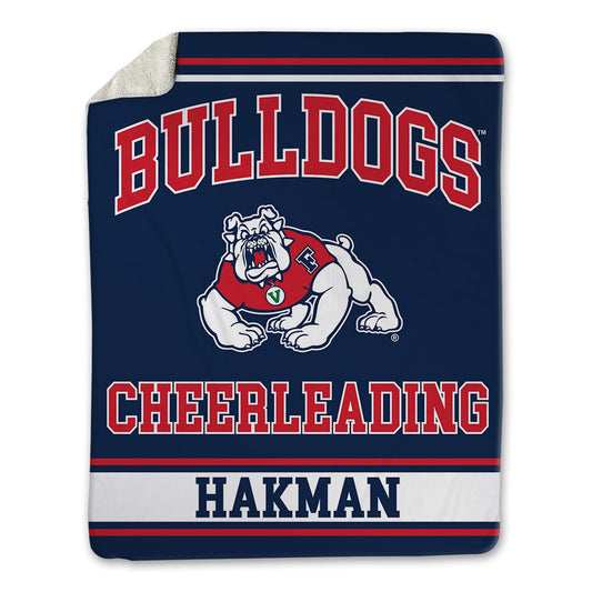 Fresno State - NCAA Cheerleading : Isabella Hakman - Blanket-0