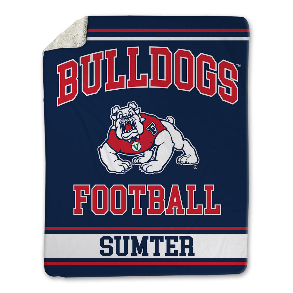 Fresno State - NCAA Football : Malakai Sumter - Blanket-0