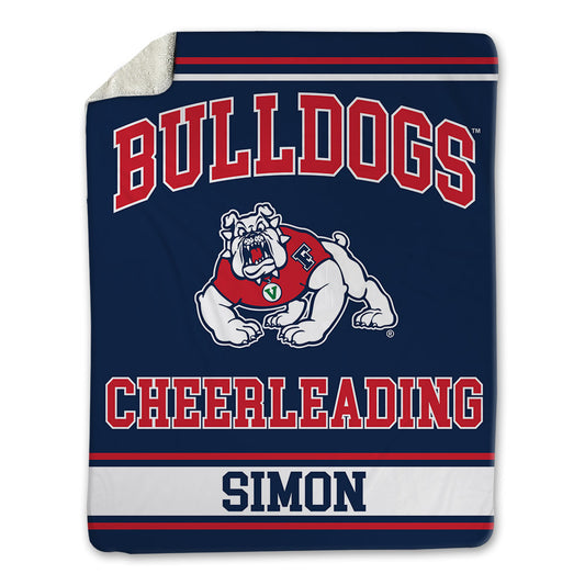 Fresno State - NCAA Cheerleading : Sarah Simon - Blanket-0