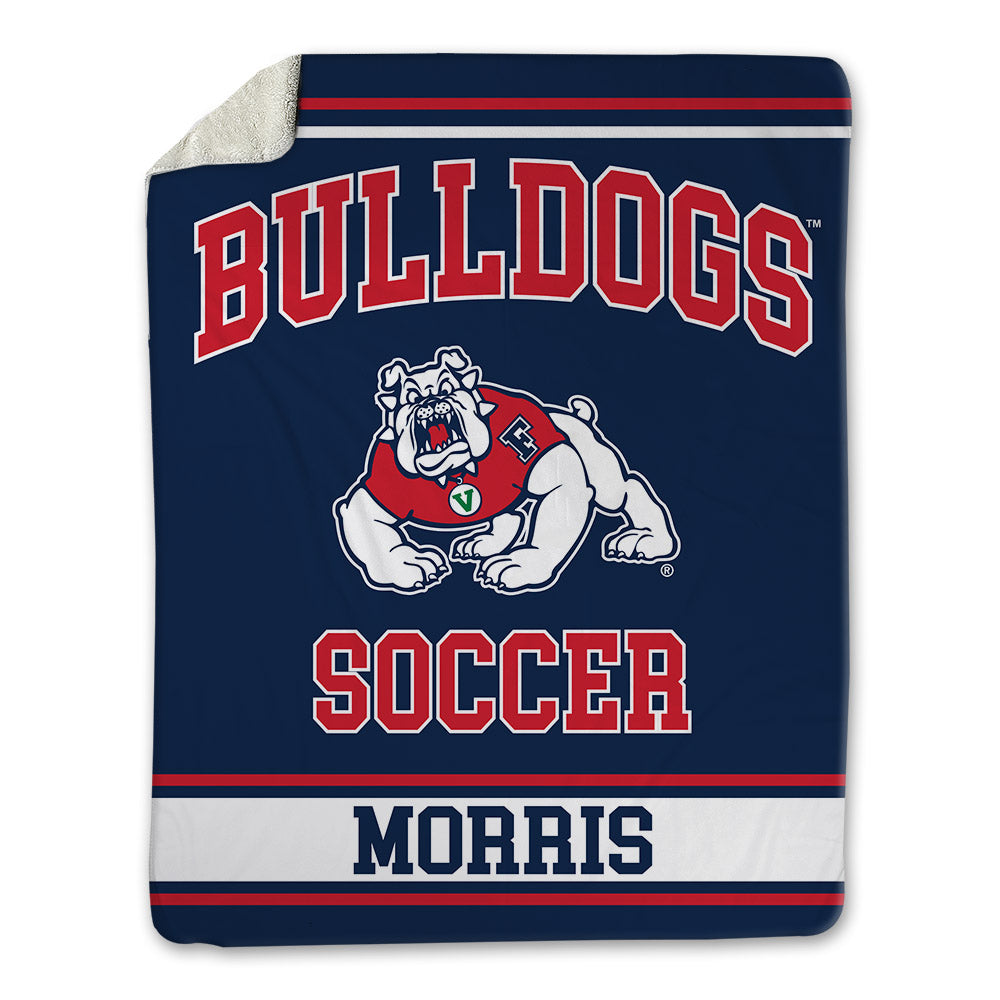 Fresno State - NCAA Women's Soccer : Katie Morris - Blanket-0