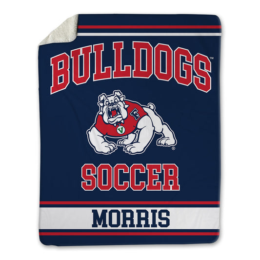 Fresno State - NCAA Women's Soccer : Katie Morris - Blanket-0