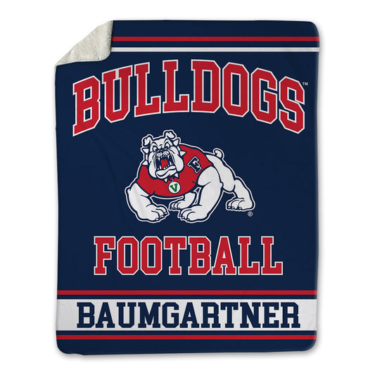 Fresno State - NCAA Football : Niko Baumgartner - Blanket-0