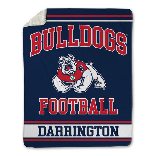 Fresno State - NCAA Football : Jonavon Darrington - Blanket-0