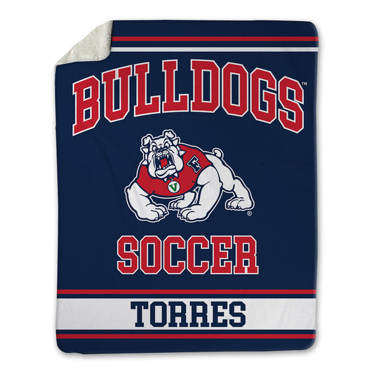 Fresno State - NCAA Women's Soccer : Daisy Torres - Blanket-0