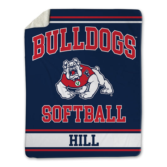 Fresno State - NCAA Softball : Olivia Hill - Blanket-0